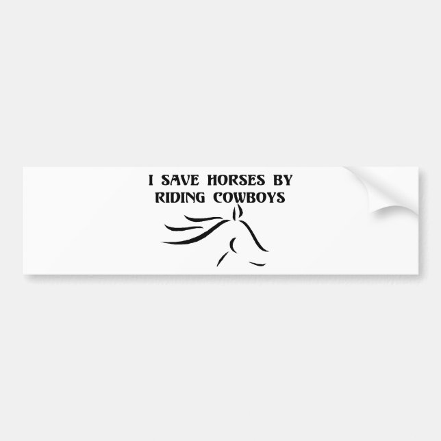 I Spara Horses by Riding Cowboys Bildekal (Framsidan)