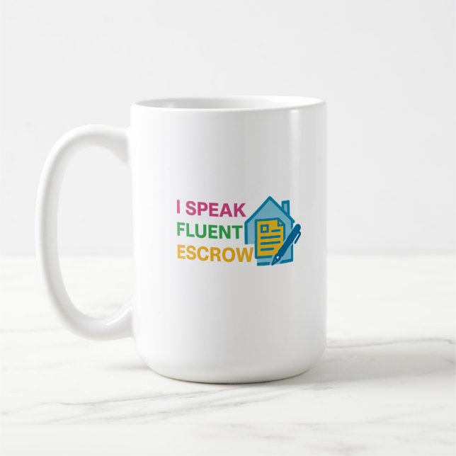 I Speak Fluent Escrow Premium Kaffemugg (Vänster)