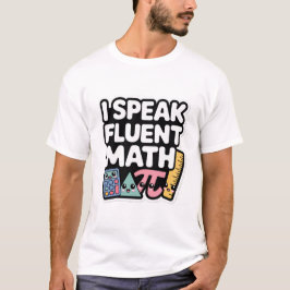 I Speak Fluent Math – Cute Kawaii Teacher T Shirt