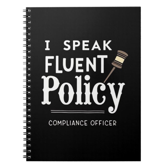 I Speak Fluent Policy – Compliance Officer  Anteckningsbok (Framsidan)