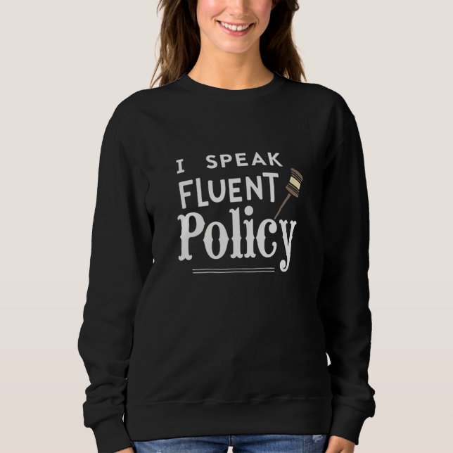 I Speak Fluent Policy – Compliance Officer T Shirt (Framsida)