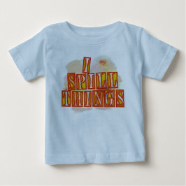 I Spill Sak blue baby T-shirt