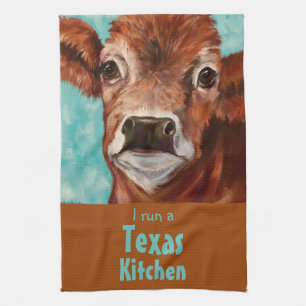 "I springa a Texas köks-ko" Kökshandduk
