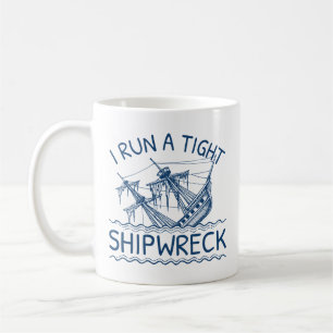 I Springa A Tight Shipwreck Kaffemugg