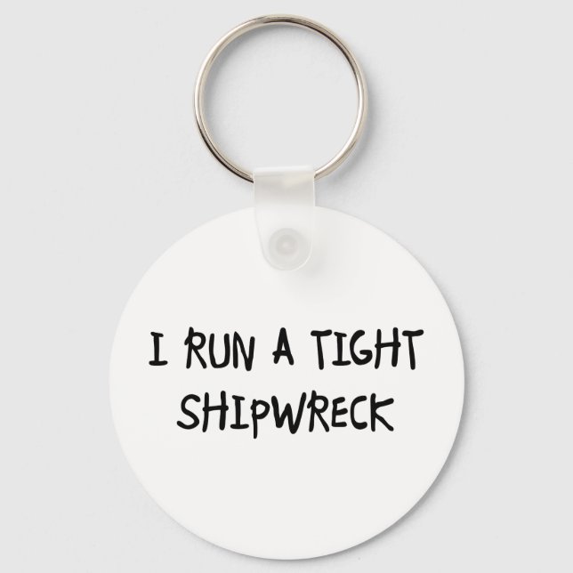 I Springa a Tight Shipwreck Nyckelring (Framsida)