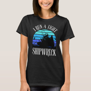 I Springa A Tight Shipwreck Parte Retro Vin T Shirt