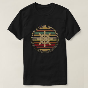 I springa är en lättvrak förlisning t shirt