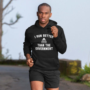 I Springa bättre än regeringen Hoodie