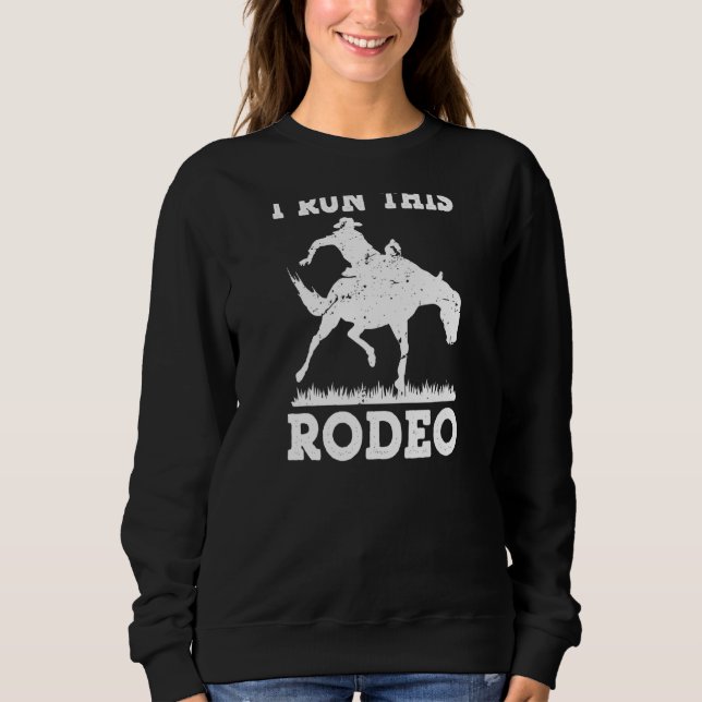 I Springa denna Rodeo Westernare Land T Shirt (Framsida)