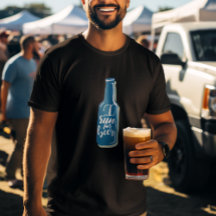 I Springa för Beer Fitness Humor Blue Flaska