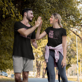 I Springa för min vän Rosa Ribbon T-Shirt