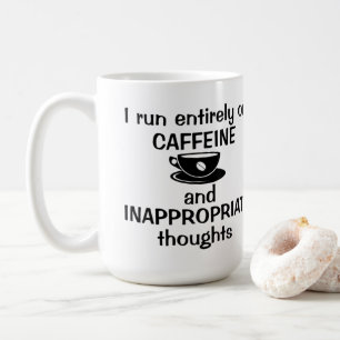 I Springa helt och hållet på koffein Kaffemugg