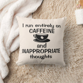 I Springa helt och hållet på koffein Kudde