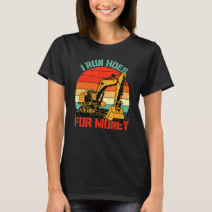 I Springa Hoppar för bulldozer-digger för pengasuv T Shirt
