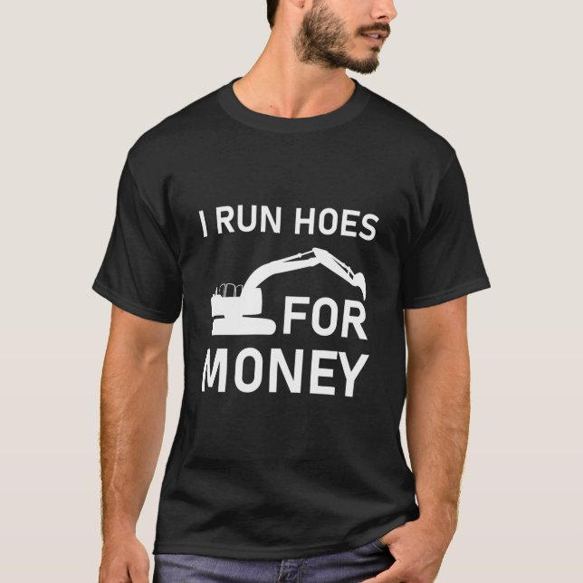 I springa hotas för pengabygge för tung utrustning t shirt (Framsida)