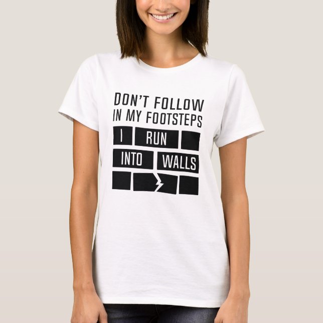 I Springa in i Walls T Shirt (Framsida)