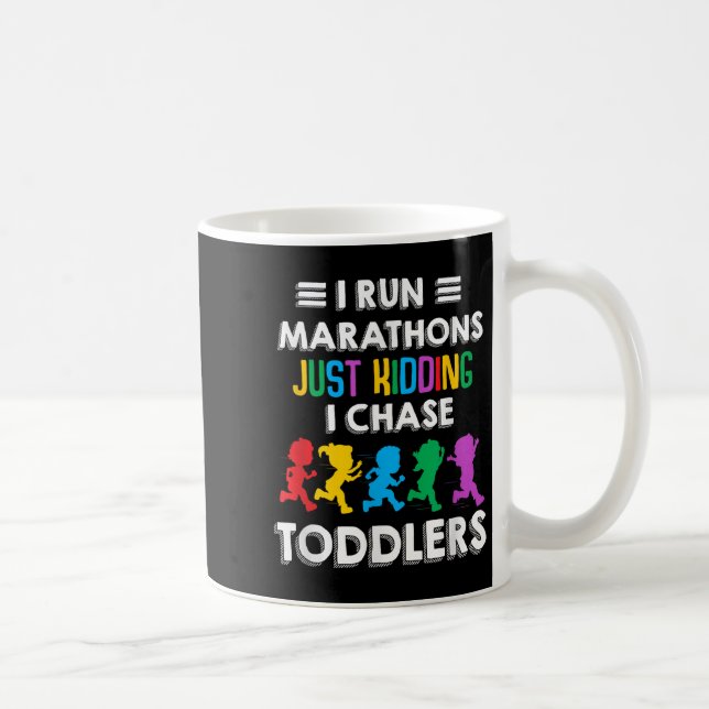 I Springa Marathon visste jag att Chase Småbarn Te Kaffemugg (Höger)