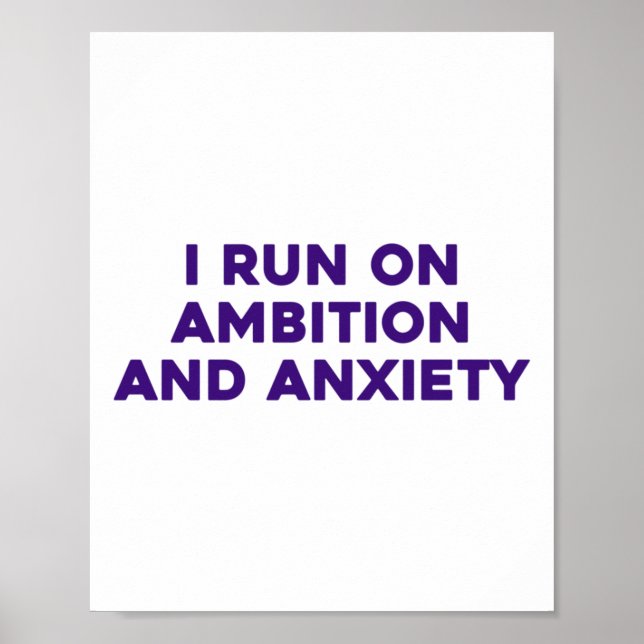I Springa om ambitioner och ängsstämpling Poster (Framsidan)