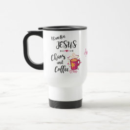 I Springa om Jesus, Chaos och kaffets Resemugg