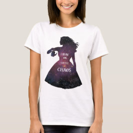 I Springa om kaffe Chaos Galaxy Woman T-Shirt
