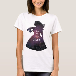 I Springa om kaffe Chaos Galaxy Woman T-Shirt