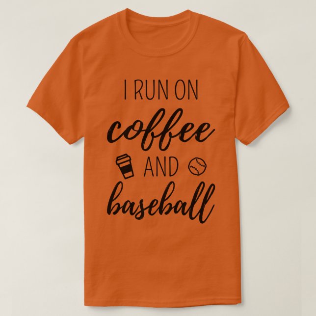 I Springa om kaffe och basket II T Shirt (Design framsida)