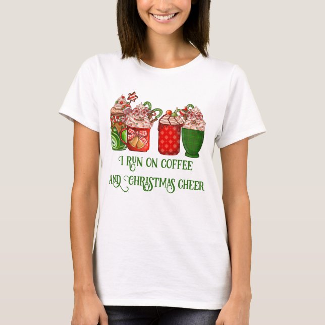 I Springa om kaffe- och juljubilar T Shirt (Framsida)