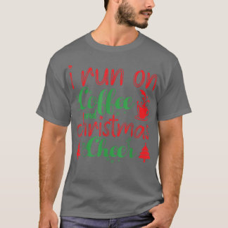 I Springa om kaffe och julkoffein Älskare T Shirt