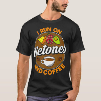 I Springa om Ketones och Coffee Funny Keto Diet Ke T Shirt
