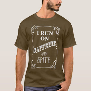 I Springa om koffein och spit T Shirt