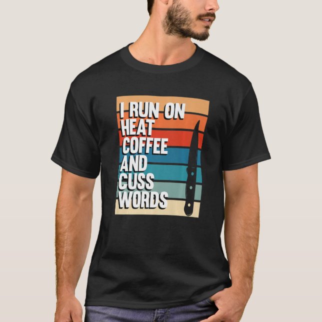 I Springa om värmekonfektion och kaffenosmith Forg T Shirt (Framsida)