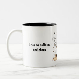 "I springa on caffeine" - Funny Coffee Mugg