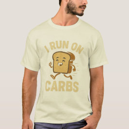 "I Springa on Carbs" Funny Bread T-Shirt