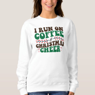 I Springa on coffee & jul Cheer-Julafton T Shirt
