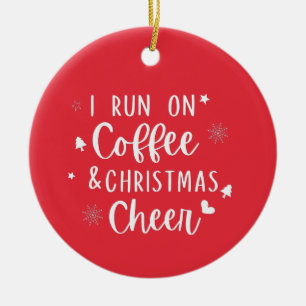 I springa på Coffee christmas cheer Julgransprydnad Keramik