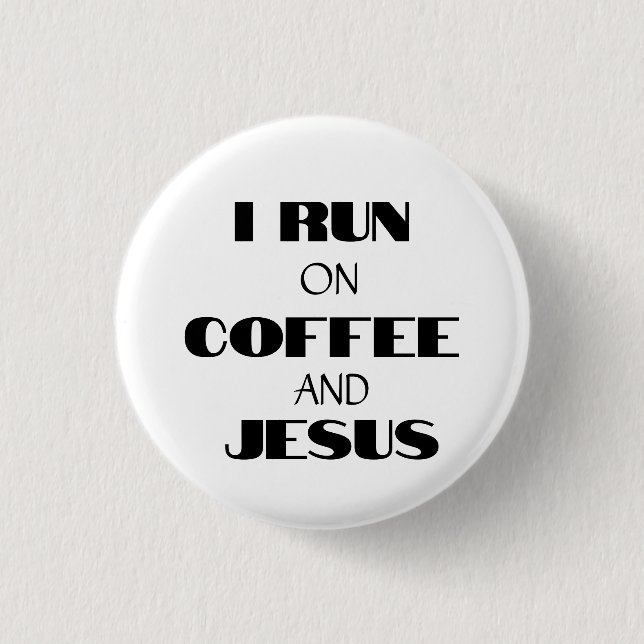 I SPRINGA PÅ COFFEE OCH JESUS KNAPP (Framsida)