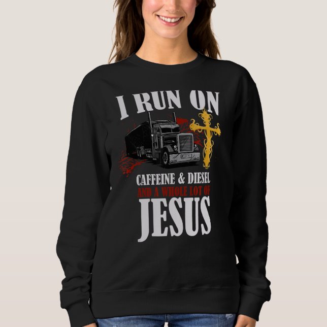 I Springa på Diesel Caffeine och Jesus Christian L T Shirt (Framsida)