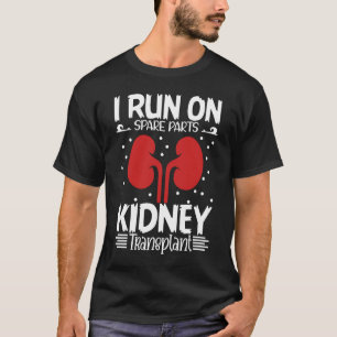 I Springa på donator för njurtransplantat på reser T Shirt