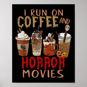 I Springa på kafé och skräckfilm Scary Blood Hall Poster