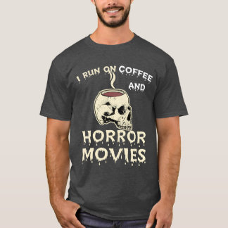 I Springa på kafé och skräckfilm Scary Blood Hall T Shirt