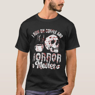 I Springa på kafé och skräckfilm Scary Blood Hall T Shirt