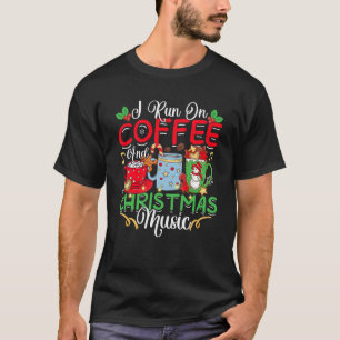 I Springa på kaffe- och julmusiken, latte H T Shirt