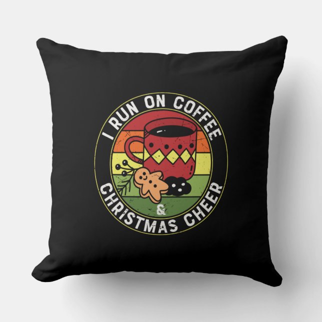 I Springa på kaffe och julost Kudde (Framsida)