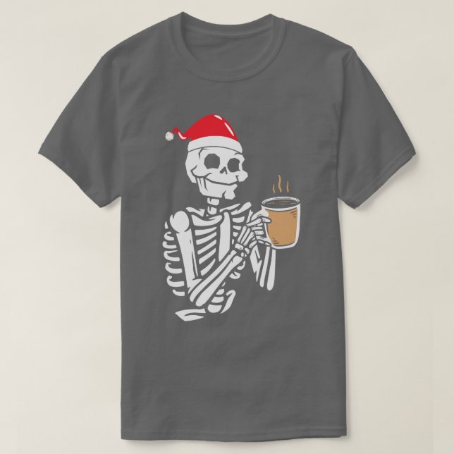 i springa på kaffe t shirt (Design framsida)