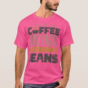 I Springa på kaffereservdelar och Smala Jeans T Shirt