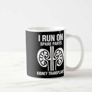 I Springa på Roligt av reservdelar Njurtransplanta Kaffemugg