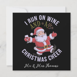 I Springa på Vin och julCheer Inbjudningar