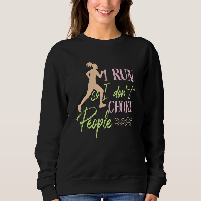 I Springa så jag väljer inte folk för kvinnor T Shirt (Framsida)