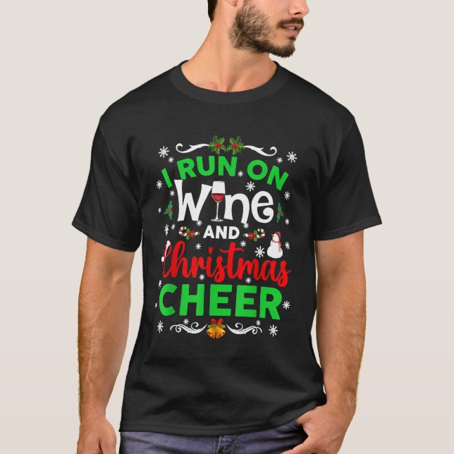 I Springa vid Vin och vid Älskare i Vin T Shirt (Framsida)