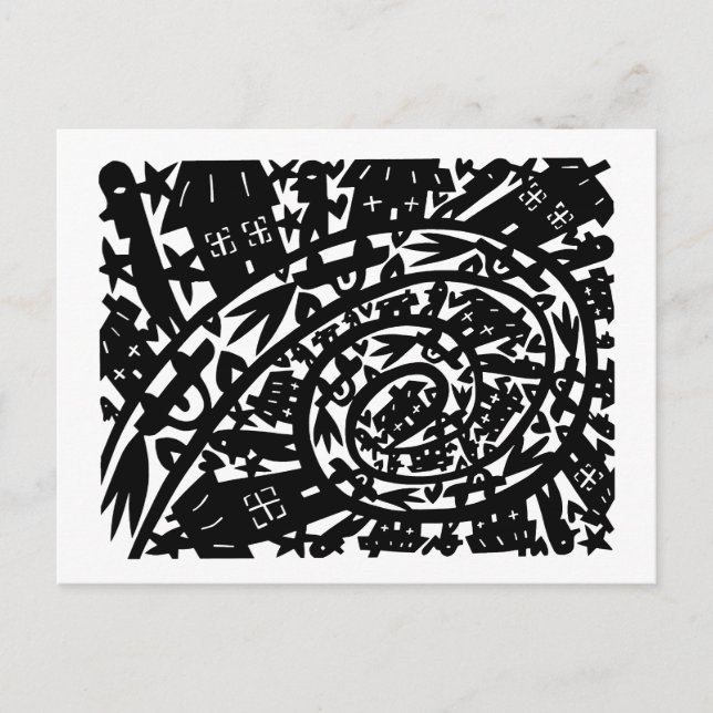 I staden vykort (Framsida)